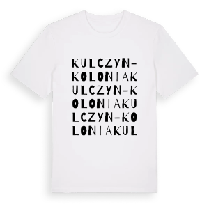 Kulczyn-Kolonia ordlek t-shirt – ekologisk bomull t-shirt från Pinshirt