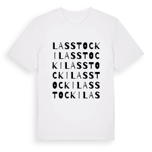 Las Stocki ordlek t-shirt – ekologisk bomull t-shirt från Pinshirt