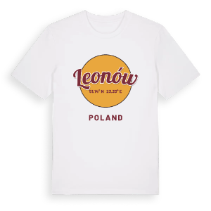 Leonów cirkel t-shirt – ekologisk bomull t-shirt från Pinshirt