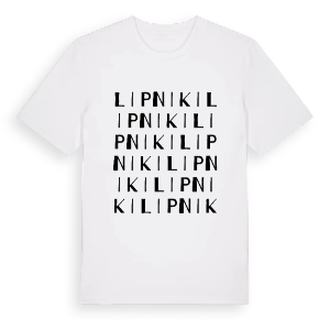 Lipniki ordlek t-shirt – ekologisk bomull t-shirt från Pinshirt
