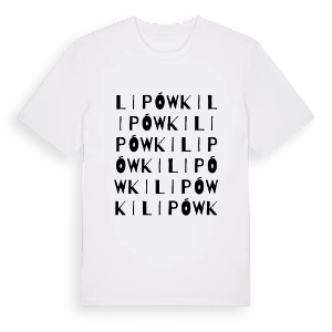 Lipówki ordlek t-shirt – ekologisk bomull t-shirt från Pinshirt