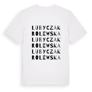 Lubycza Królewska ordlek t-shirt – ekologisk bomull t-shirt från Pinshirt