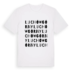Luchów Górny ordlek t-shirt – ekologisk bomull t-shirt från Pinshirt