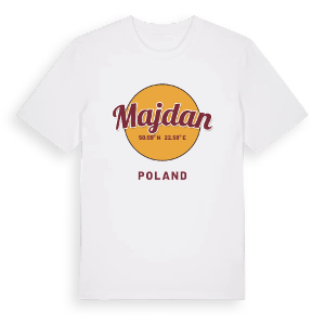 Majdan cirkel t-shirt – ekologisk bomull t-shirt från Pinshirt