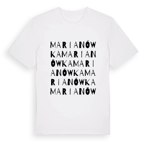 Marianówka ordlek t-shirt – ekologisk bomull t-shirt från Pinshirt