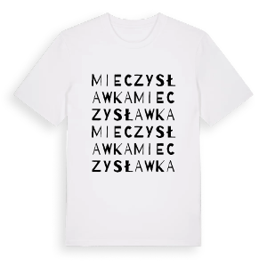 Mieczysławka ordlek t-shirt – ekologisk bomull t-shirt från Pinshirt