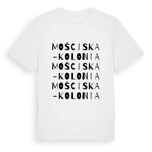Mościska-Kolonia ordlek t-shirt – ekologisk bomull t-shirt från Pinshirt