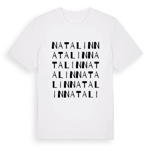 Natalin ordlek t-shirt – ekologisk bomull t-shirt från Pinshirt