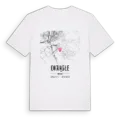 Okrągłe karta t-shirt