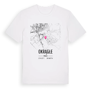 Okrągłe karta t-shirt – ekologisk bomull t-shirt från Pinshirt