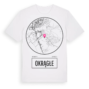 Okrągłe t-shirt – ekologisk bomull t-shirt från Pinshirt