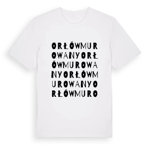 Orłów Murowany ordlek t-shirt – ekologisk bomull t-shirt från Pinshirt