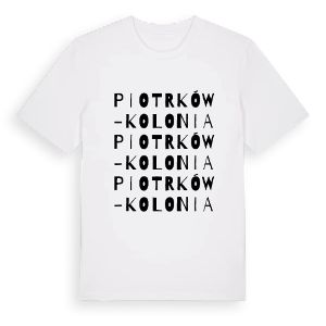 Piotrków-Kolonia ordlek t-shirt – ekologisk bomull t-shirt från Pinshirt