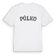 Pólko böjd t-shirt