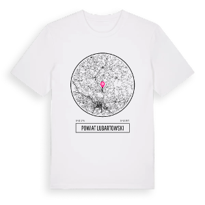 powiat lubartowski t-shirt – ekologisk bomull t-shirt från Pinshirt