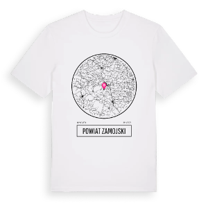 powiat zamojski t-shirt – ekologisk bomull t-shirt från Pinshirt