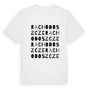 Rachodoszcze ordlek t-shirt – ekologisk bomull t-shirt från Pinshirt