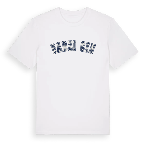 Radzięcin college t-shirt – ekologisk bomull t-shirt från Pinshirt