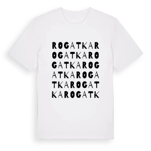 Rogatka ordlek t-shirt – ekologisk bomull t-shirt från Pinshirt