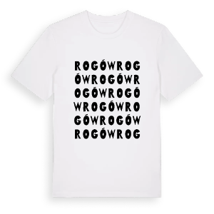 Rogów ordlek t-shirt – ekologisk bomull t-shirt från Pinshirt