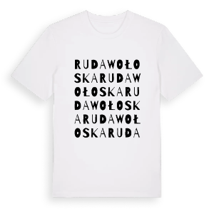 Ruda Wołoska ordlek t-shirt – ekologisk bomull t-shirt från Pinshirt
