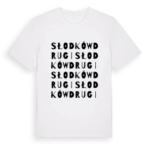 Słodków Drugi ordlek t-shirt – ekologisk bomull t-shirt från Pinshirt