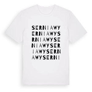 Serniawy ordlek t-shirt – ekologisk bomull t-shirt från Pinshirt