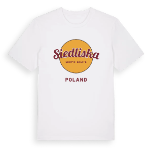 Siedliska cirkel t-shirt – ekologisk bomull t-shirt från Pinshirt