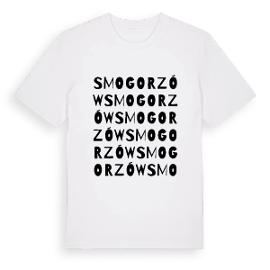 Smogorzów ordlek t-shirt – ekologisk bomull t-shirt från Pinshirt