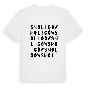 Smoligów ordlek t-shirt – ekologisk bomull t-shirt från Pinshirt