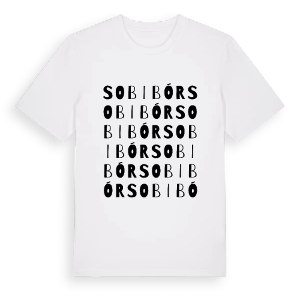 Sobibór ordlek t-shirt – ekologisk bomull t-shirt från Pinshirt