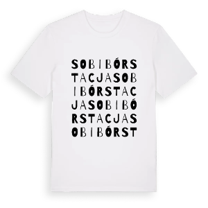 Sobibór Stacja ordlek t-shirt – ekologisk bomull t-shirt från Pinshirt