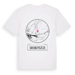 Srebrzyszcze t-shirt – ekologisk bomull t-shirt från Pinshirt
