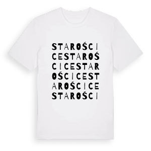 Starościce ordlek t-shirt – ekologisk bomull t-shirt från Pinshirt