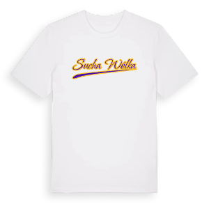 Sucha Wólka baseball t-shirt – ekologisk bomull t-shirt från Pinshirt