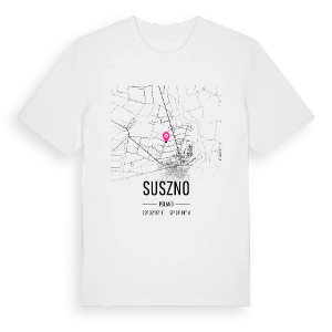 Suszno karta t-shirt – ekologisk bomull t-shirt från Pinshirt