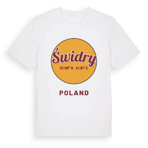 Świdry cirkel t-shirt – ekologisk bomull t-shirt från Pinshirt