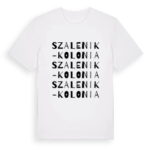 Szalenik-Kolonia ordlek t-shirt – ekologisk bomull t-shirt från Pinshirt