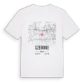 Szerokie karta t-shirt