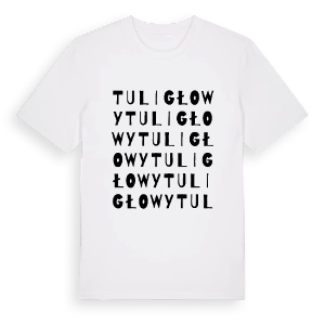 Tuligłowy ordlek t-shirt – ekologisk bomull t-shirt från Pinshirt