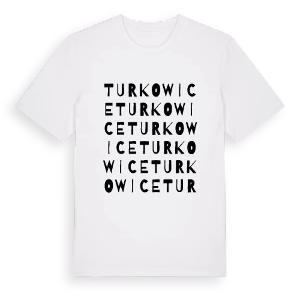 Turkowice ordlek t-shirt – ekologisk bomull t-shirt från Pinshirt