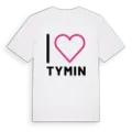 Jag älskar Tymin t-shirt stort tryck