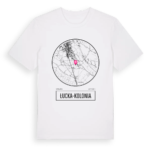 Łucka-Kolonia t-shirt – ekologisk bomull t-shirt från Pinshirt