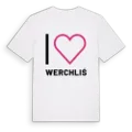 Jag älskar Werchliś t-shirt stort tryck