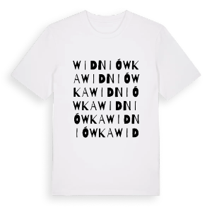 Widniówka ordlek t-shirt – ekologisk bomull t-shirt från Pinshirt