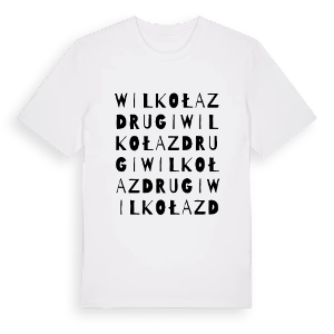 Wilkołaz Drugi ordlek t-shirt – ekologisk bomull t-shirt från Pinshirt