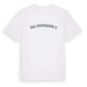 Wola Przybysławska II college t-shirt – ekologisk bomull t-shirt från Pinshirt