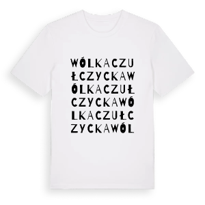 Wólka Czułczycka ordlek t-shirt – ekologisk bomull t-shirt från Pinshirt
