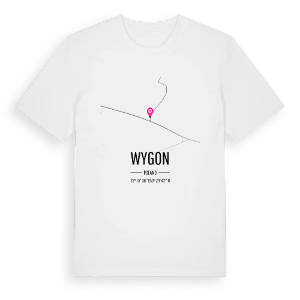 Wygon karta t-shirt – ekologisk bomull t-shirt från Pinshirt