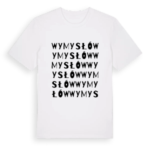 Wymysłów ordlek t-shirt – ekologisk bomull t-shirt från Pinshirt